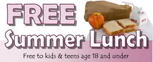 click here for free summer lunch for students